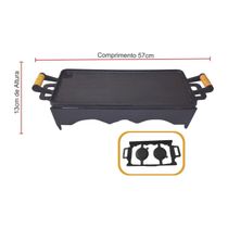 17157293340015 Bifeteira 25x45 Rechaud Com 02 Porta Álcool - Completa