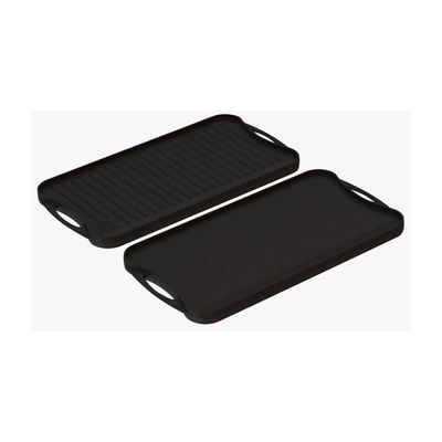 Chapa Bifeteira Gourmet Dupla Face Alça Ferro 48x26 Cm