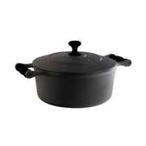 Caçarola Ferro Alça Silicone Preto Libaneza 1,2 lts 16cm