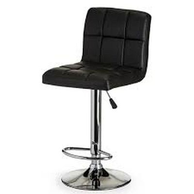 Banqueta Gomos Confort , Giratoria, Com Regulagem De Altura Preta