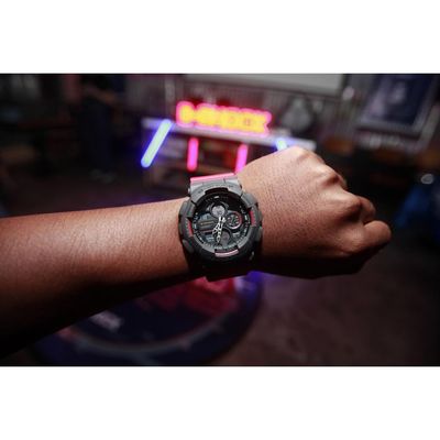 Relógio Casio Masculino Ref: Ga-140-1a4dr G-Shock Anadigi