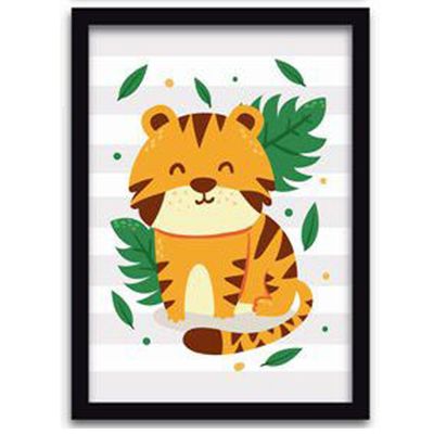 Conjunto Quadros Decorativos 4 peças Mini Safari