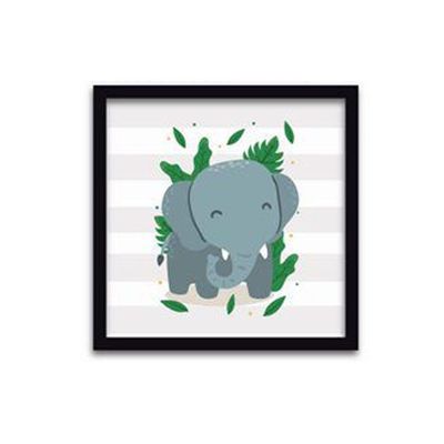 Conjunto Quadros Decorativos 4 peças Mini Safari