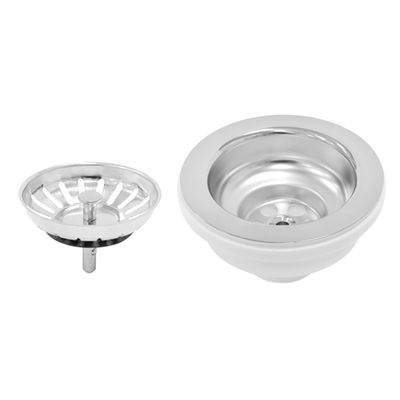 Cuba de Sobrepor Tramontina Luna Duo 2C 36 BS em Aço Inox Alto Brilho 84 x 44 cm
