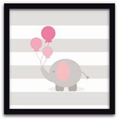 Conjunto Quadros Decorativos 4 peças Menina Estrelinha