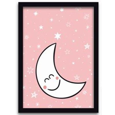 Conjunto Quadros Decorativos 4 peças Menina Estrelinha