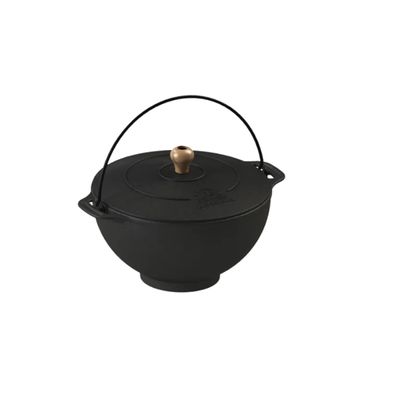 Panela Polenteira Ferro Fundido Tampa Ferro Libaneza 5,1 Lts