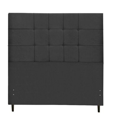 Cabeceira Casal Jbe Barcelona 144cm Preta Cama Box 138cm