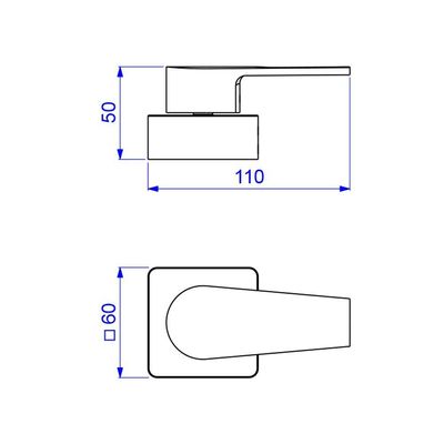 Acabamento Para Registro De Gaveta Deca Level 4900.c26.pq 1-2", 3-4" E 1" Cromado