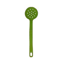 Escumadeira Talher em Nylon Cozinha Utensílio Verde 28cm