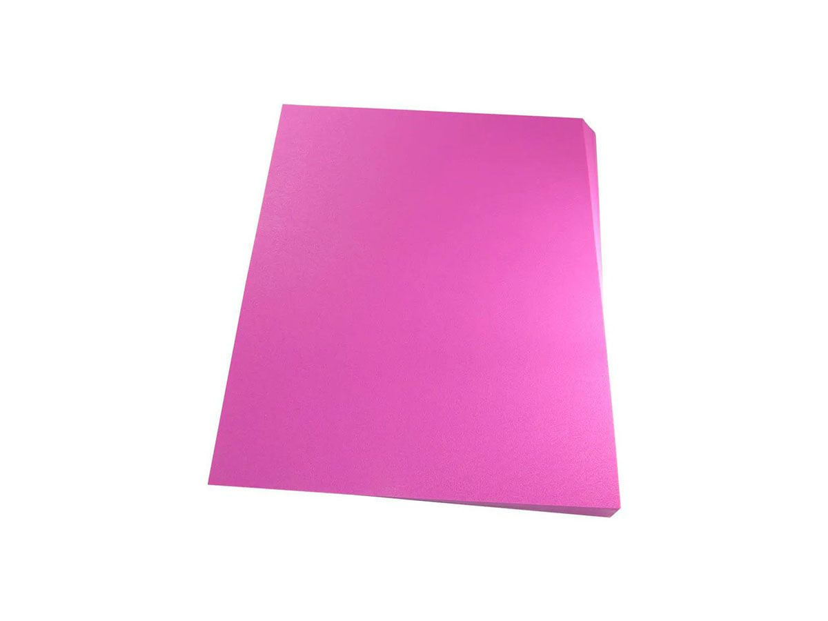 Capa para encadernação A4 Rosa PP Couro 0,30mm 100un