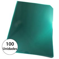 Capa para encadernação A3 Verde PP Line 0,30mm 100un