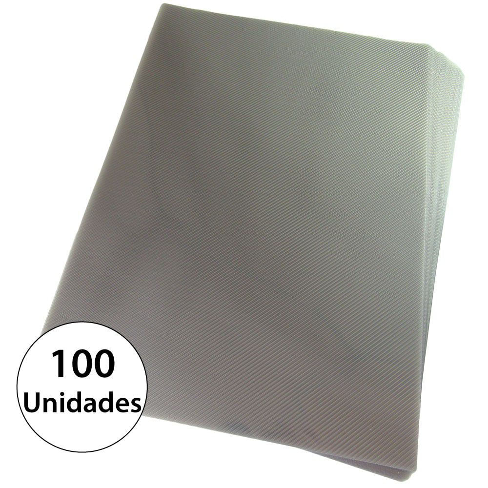 Capa para encadernação A3 Fumê PP Line 0,30mm 100un