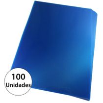 Capa para encadernação Ofício Azul PP Line 0,30mm 100un