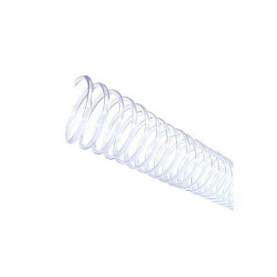Espirais para Encadernação Cristal Transparente 40mm 350 Folhas 20 und