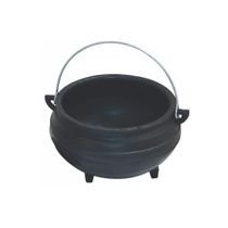 Panela Tripé De Ferro Fundido Sem Tampa - Capacidade 5 Lt