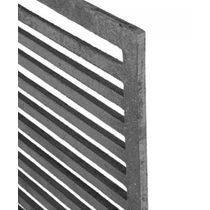 Ralo Grelha Ferro Fundido de Calçada, Garagem 10x50cm