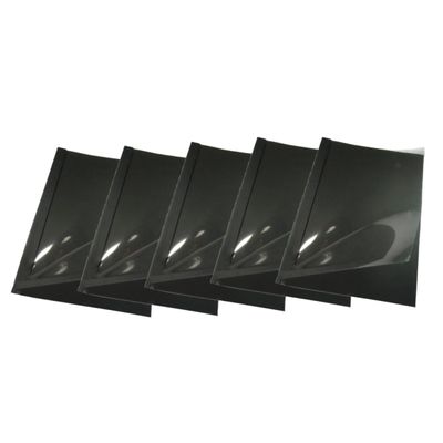 Kit 5 Capas Encadernação Térmica Até 300 Folhas A4 Preta