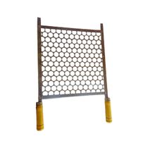 Grelha Galvanizada Tela Moeda Para Churrasqueira 60x50cm