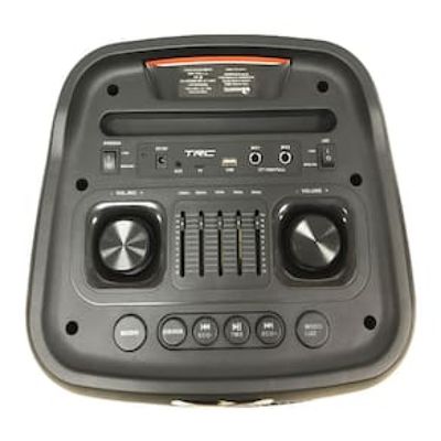 Caixa de Som Amplificada TRC Bluetooth 2 Alto-falantes de 10" e acompanha Microfone - 1300W