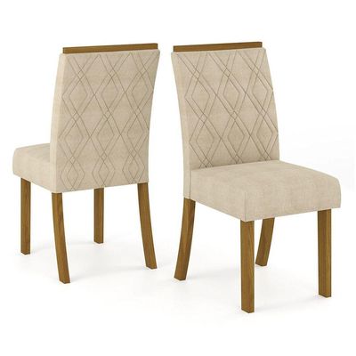 Conjunto Sala De Jantar Mesa 160cm Vidro 6 Cadeiras