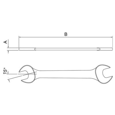 Chave Fixa 1/2x9/16" Tramontina
