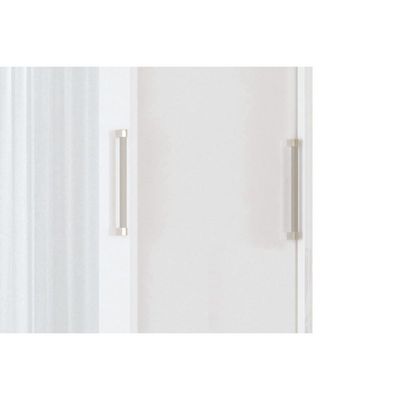 Guarda Roupa 3 Portas De Correr E 9 Gavetas C- Espelho E Pés Click 3.9 Jatoba-grafitteSantos Andirá