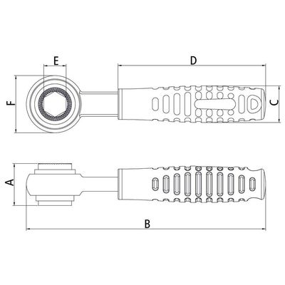 Chave Catraca Para Andaimes 7/8" Tramontina Pro Tramontina