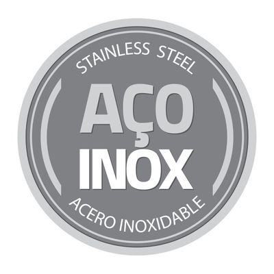 Fervedor Tramontina Solar em Aço Inox Fundo Triplo com Tampa 14 cm 2 L
