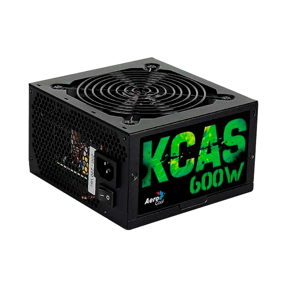 Fonte ATX Aerocool  KCAS 600W 80 Plus Bronze PFC - FT0081