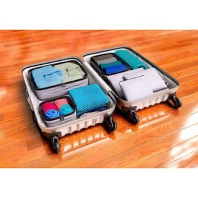 Organizador Euro Home para Viagens 6 Peças - Cinza