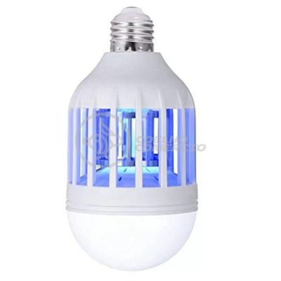 Lâmpada Luz Led Branco 15W Atrai Choque Mosquito Insetos