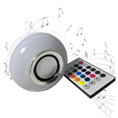Lâmpada Led Musical Bluetooth Com Controle Remoto