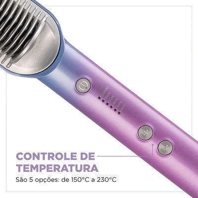 Escova Alisadora Qu4tro Elementos By Juliette Mondial EA-JU-03 BIV