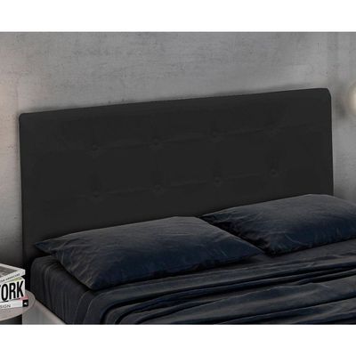 Cabeceira Luna Para Cama Box Solteiro 90cm Preto
