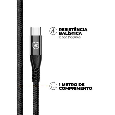 Cabo Raptor - Tipo C / Tipo C - 1M - Gshield