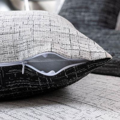 Colcha Queen Jacquard Dual Dupla Face 5 Peças Preto