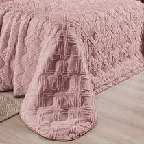 Cobre Leito King Aveline Micropercal 300 Fios 3 Peças Rose