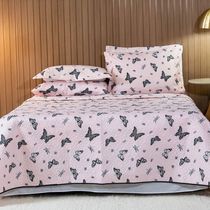 Cobre Leito Casal Padrão Bouti Basic Estampado 180 Fios 3 Peças - Mariposa