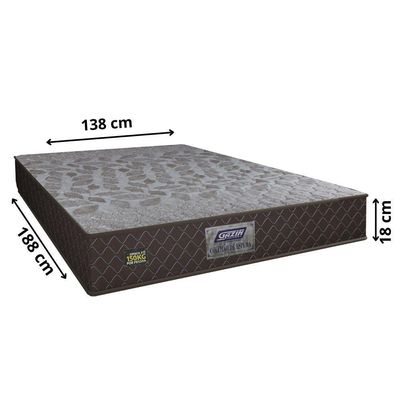 Colchão Casal Composto Densidade 60 Sonopro 1,38x1,88x0,18 Marrom