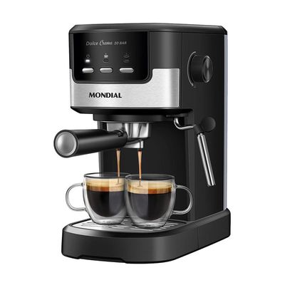 Cafeteira Espresso Dolce Crema 20 Bar Mondial C-20-EC 127V/60HZ
