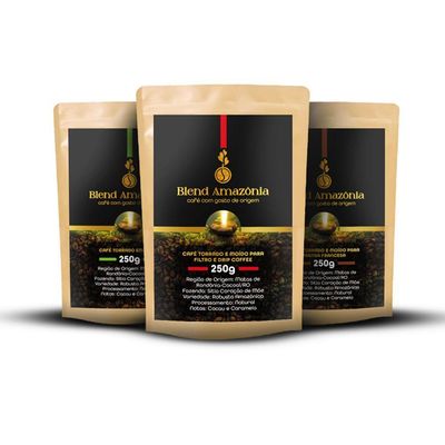 Café Especial Em Grãos 250g - Ilovecoffee Blend Amazônia