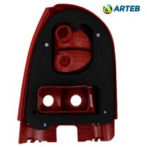 Lanterna Traseira Cristal Carcaça Vermelha Gol G4 2005 até 2011