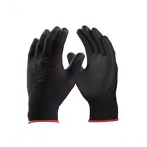Luva Flextactil Tricotada Nylon Preta A Equot