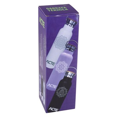 Garrafa Térmica Inox 600ml Lilás Acte C46