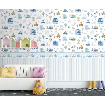 Papel de Parede Sambori Stripes 139-2 - Rolo 10m x 0,53m