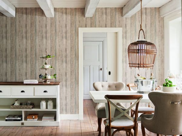 Papel de Parede Riviera Maison Driftwood 18293 - Rolo: 10m x 0,53m