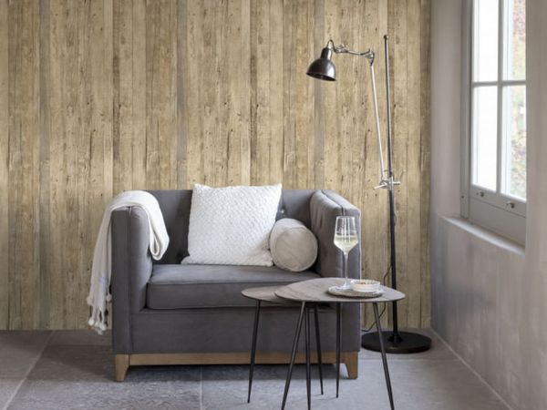 Papel de Parede Riviera Maison Driftwood 18294 - Rolo: 10m x 0,53m
