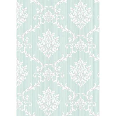 Papel de Parede Flow Damask Fundo Riscado A8011006 - Rolo: 10m x 0,53m