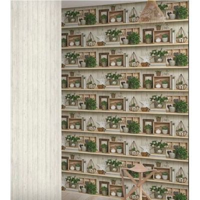 Papel de Parede Exposure EP3802 Estante Descolada - Rolo: 10m x 0,53m